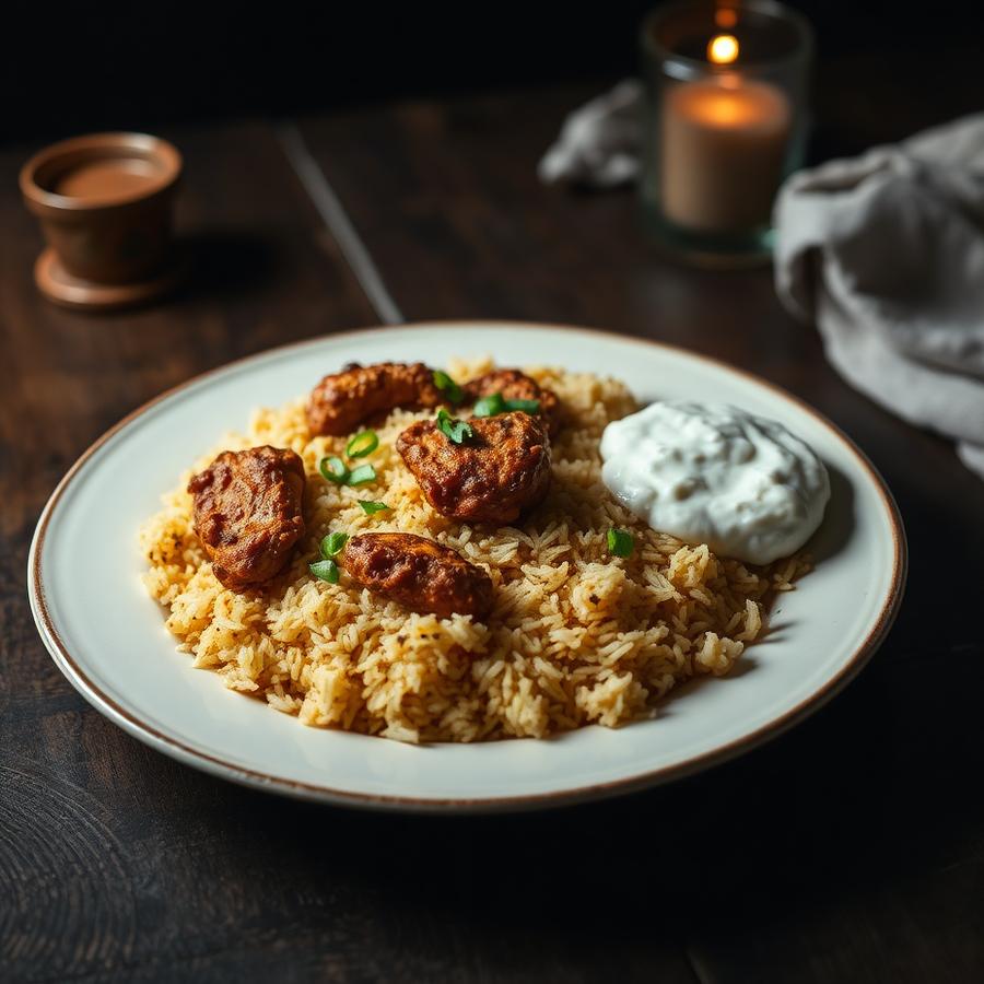 Hyderabadi Chicken Biryani