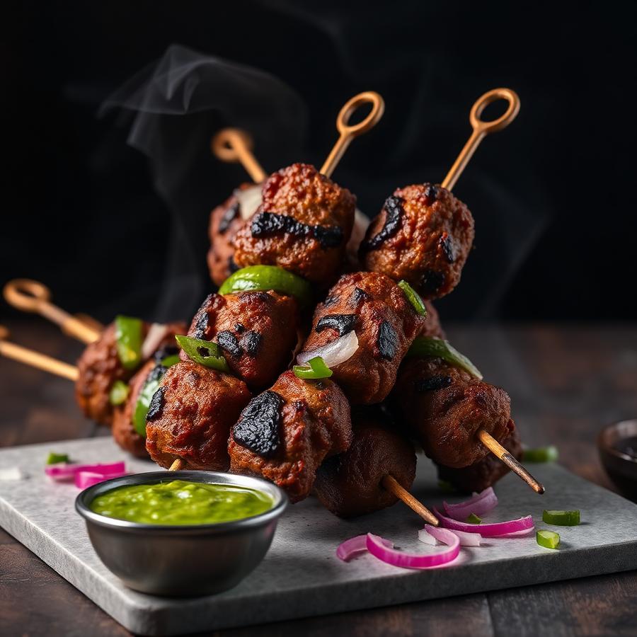 Chicken kabab skewers